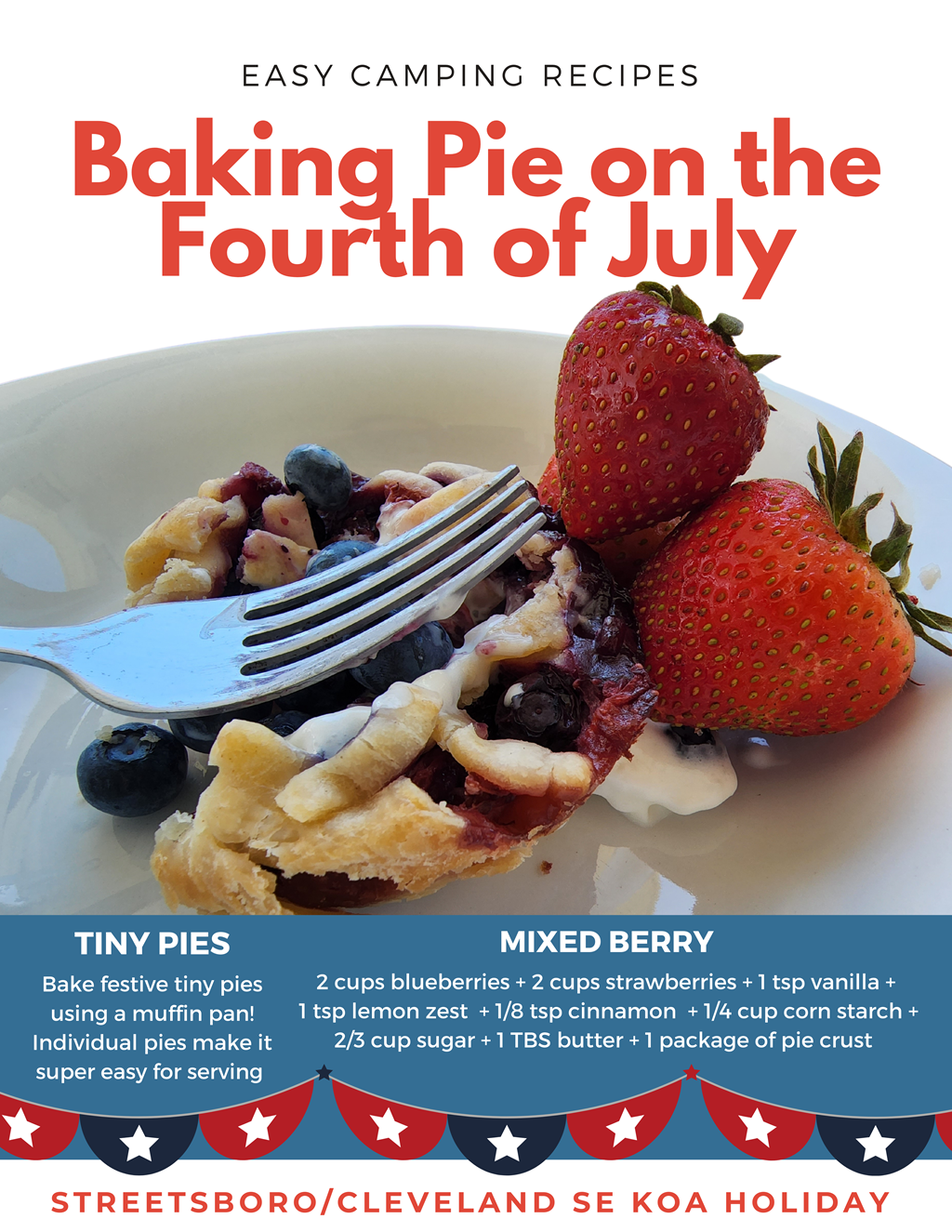 Baking Pie on the Fourth of July