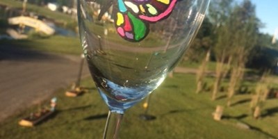 Wine Glass Painting - Wine and Cheese Event