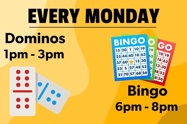 Monday - Dominos & Bingo at the Pub Photo