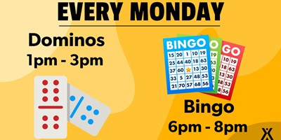 Monday - Dominos & Bingo at the Pub
