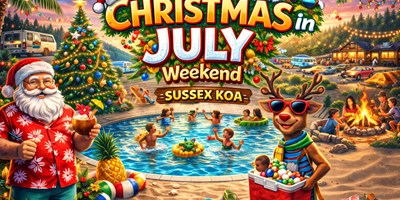 Christmas in July Weekend at Sussex KOA!