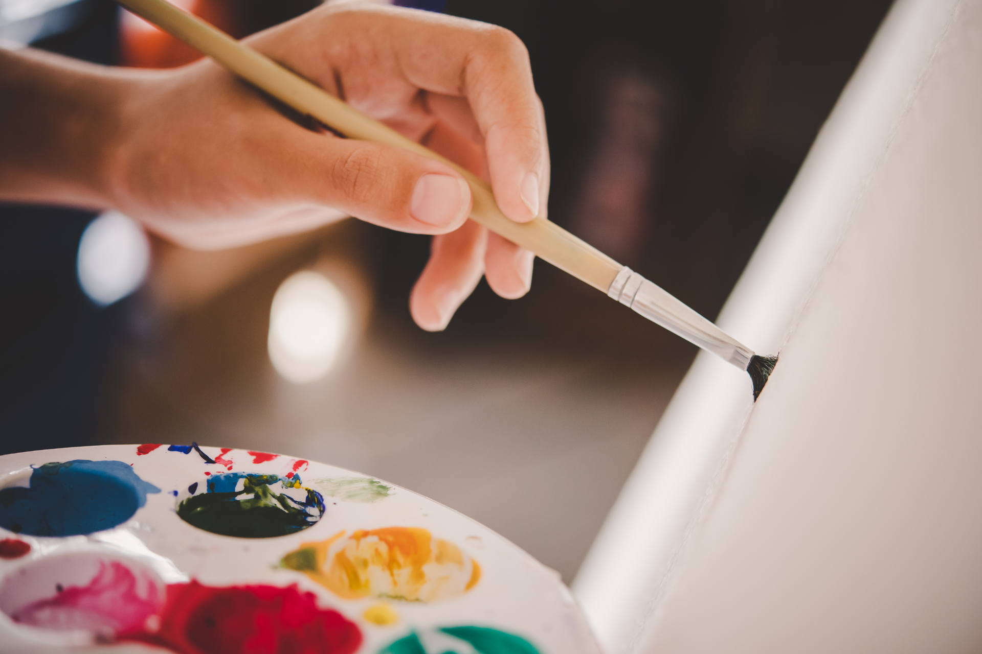 Painting Activity Afternoon Photo