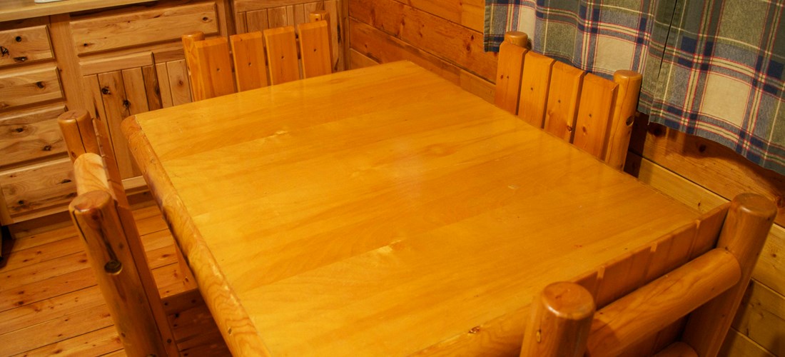 Kitchen Table in The Cabin