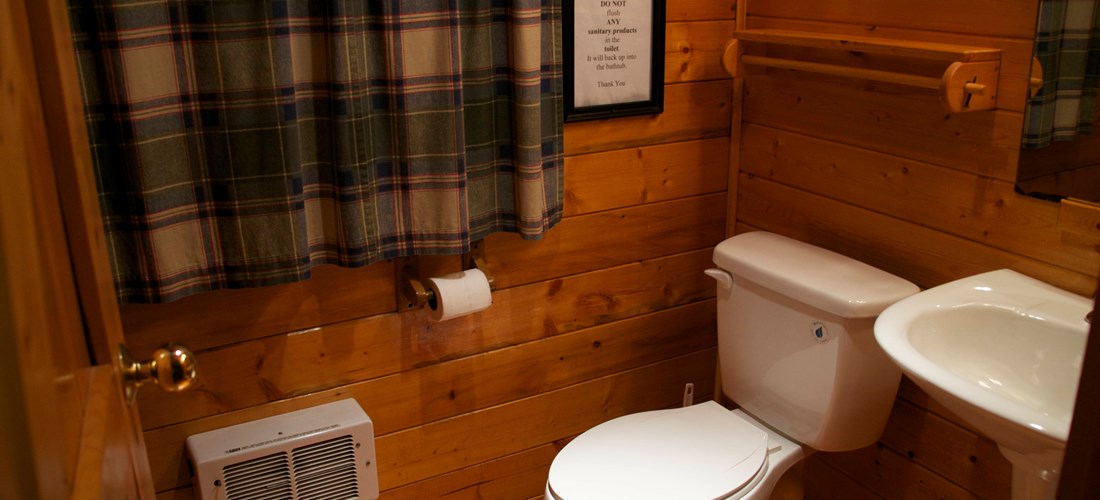 Private Bathroom in The Cabin
