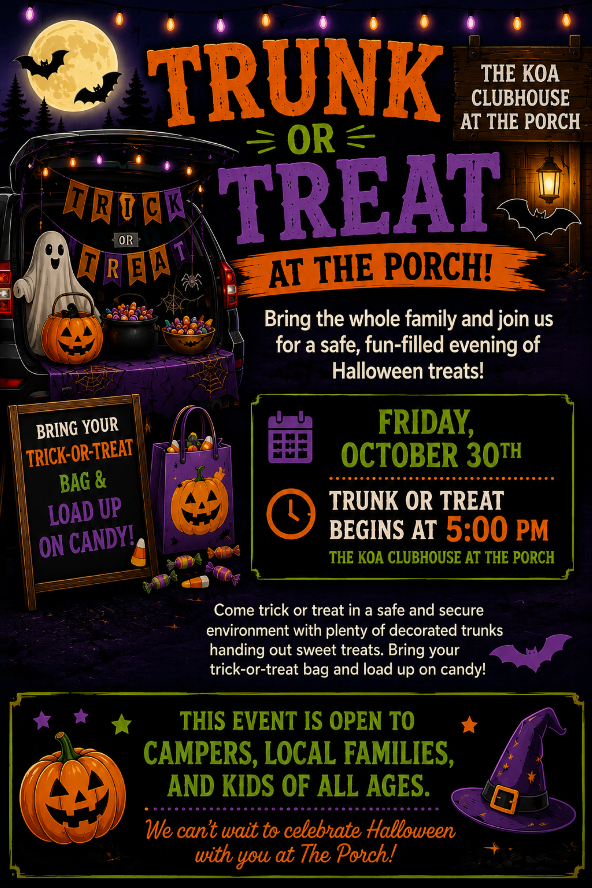 Trunk & Treat at The Porch Photo