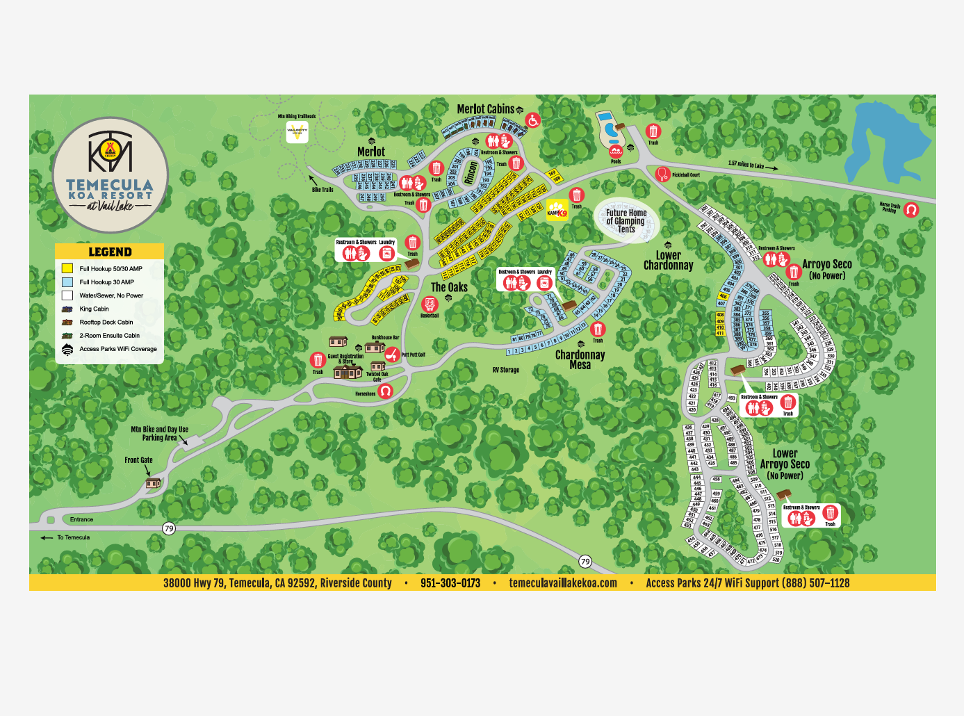 Vail lake koa deals