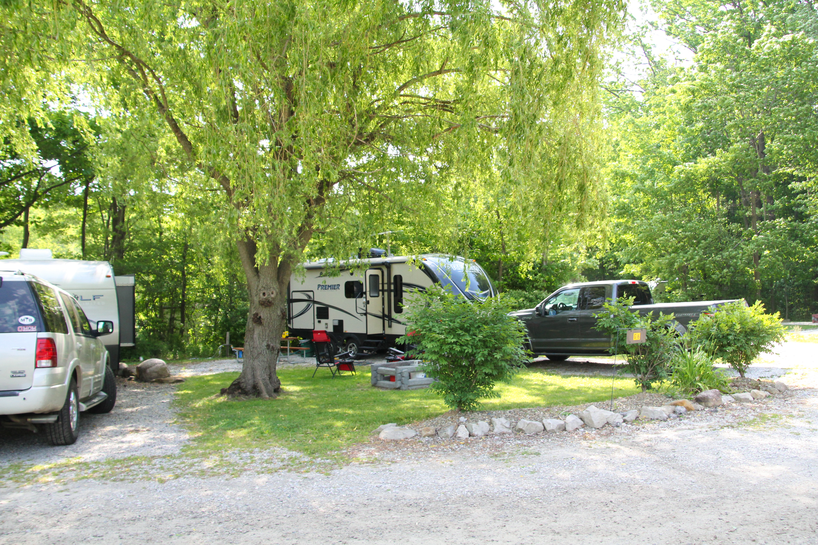Back in Lake Side lot