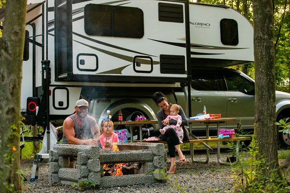 Family RV Camping