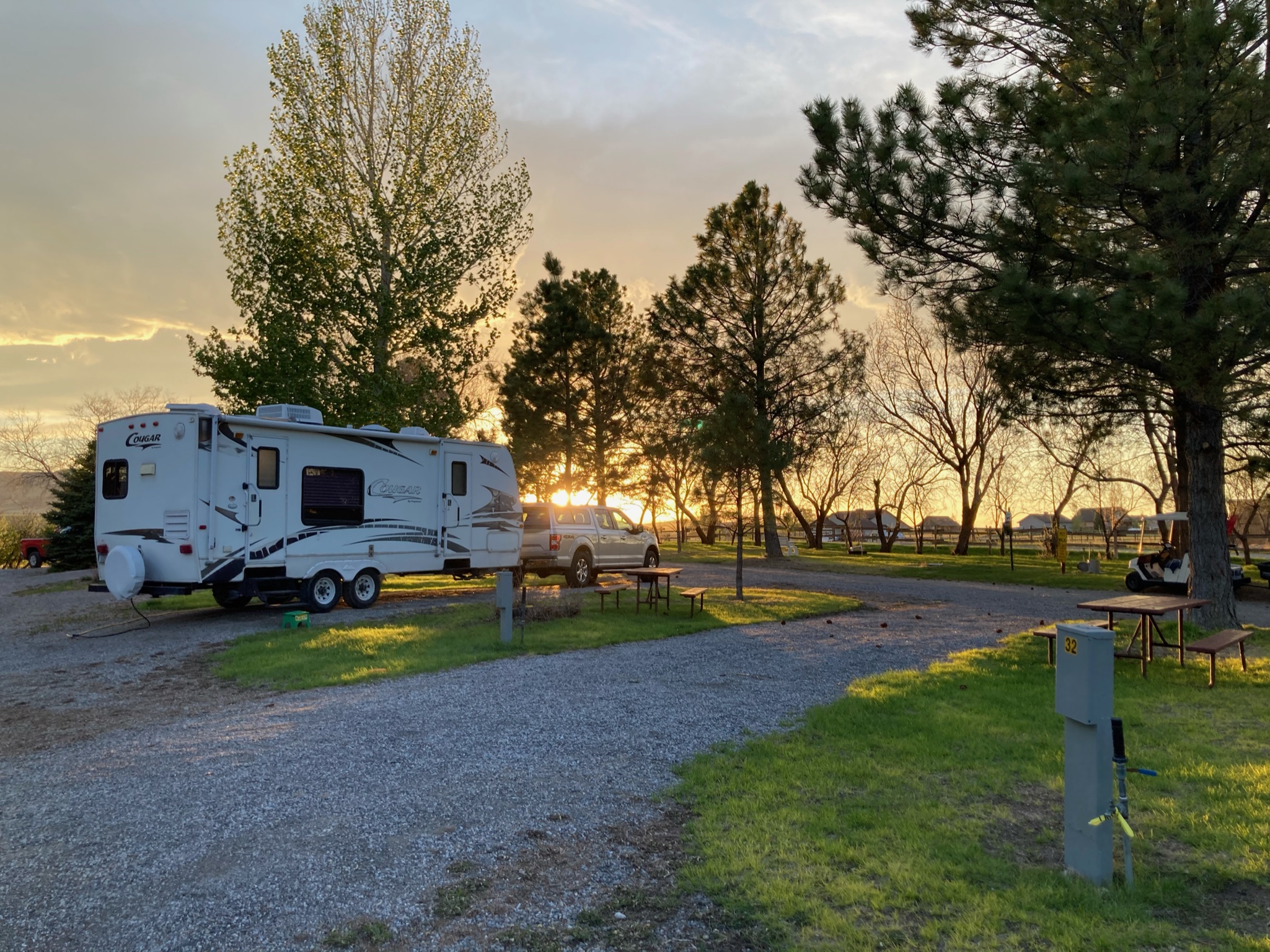 Pull Thru, 50/30/20 Amps, Water/Electric ;Super Long, No Sewer Pictures