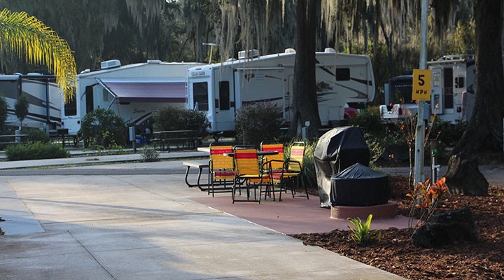 Our Super Site- includes a propane grill, fire pit and patio furniture