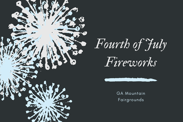 July 4th Fireworks - GA Mountain Fairgrounds Photo