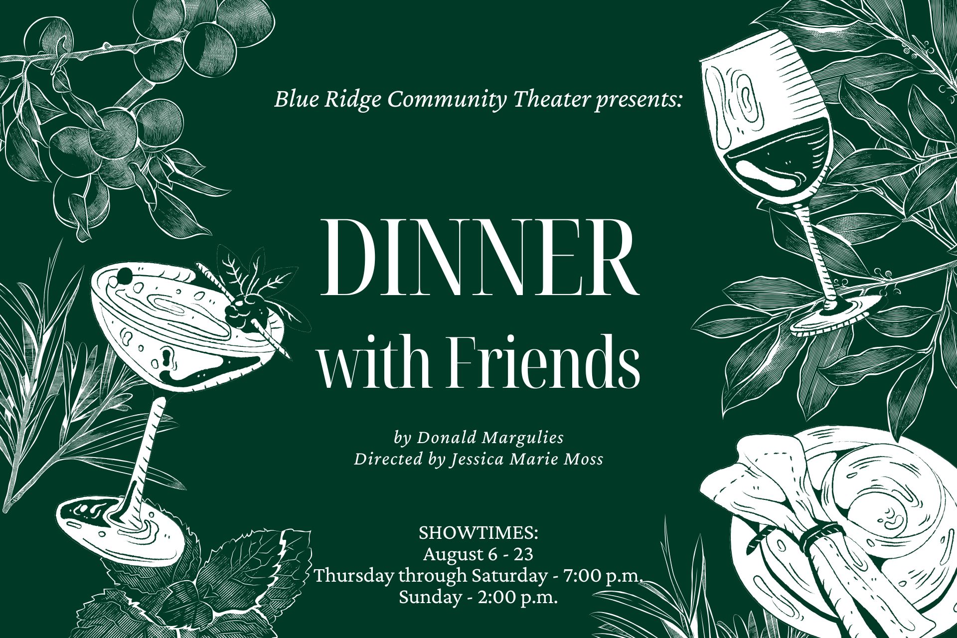 Dinner With Friends ~ Black Box Theater at BRCT Photo