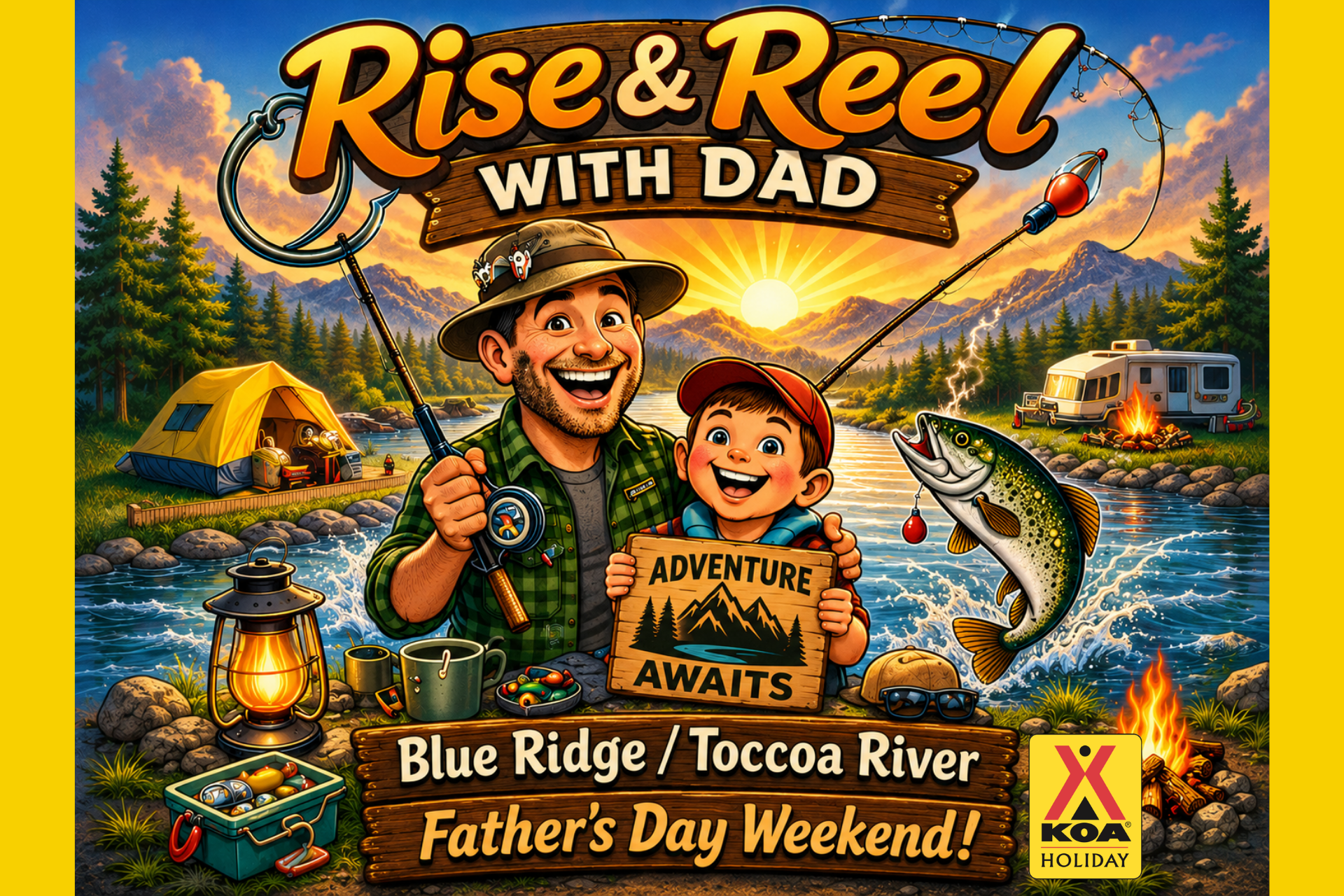 Rise & Reel with Dad - Father's Day Weekend Photo