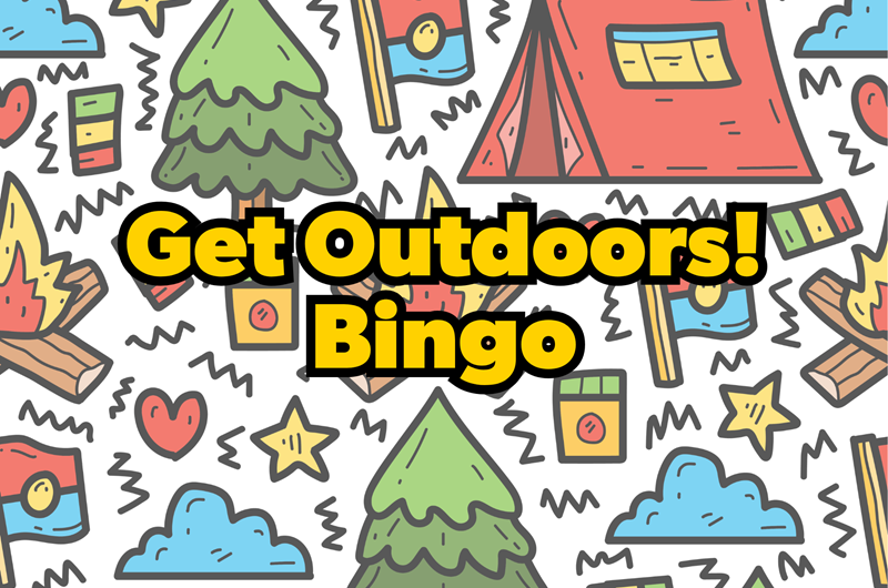 Get Outdoors! Bingo Activity Photo