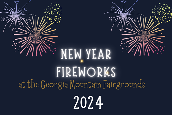 New Year Fireworks - GA Mountain Fairgrounds Photo