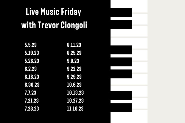 Live Music Friday with Trevor Ciongoli Photo