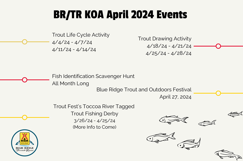 April 2024 Calendar of Events: Event at the Blue Ridge / Toccoa River KOA Holiday Campground in Georgia april-2024-calendar-of-events-event-at-the-blue-ridge-toccoa-river-koa-holiday-campground-in-georgia