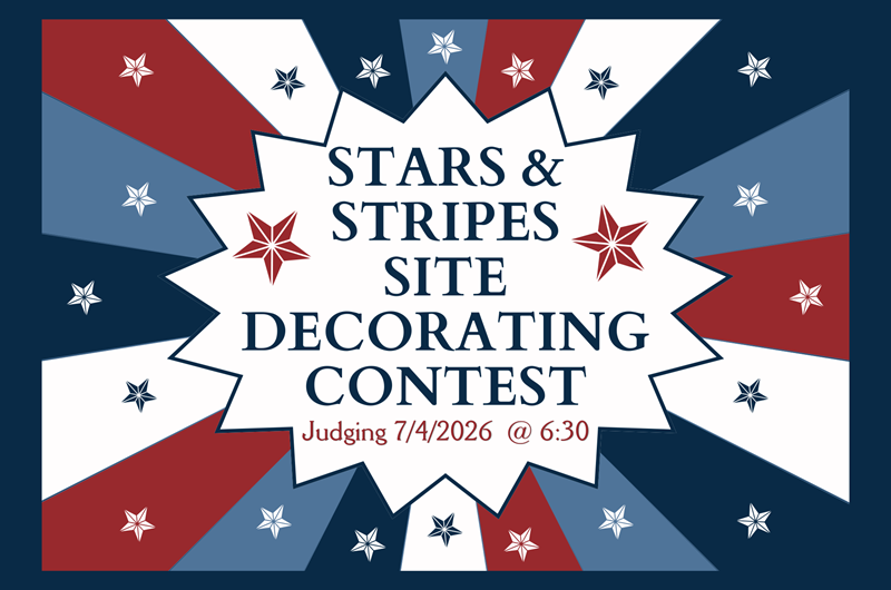 Stars & Stripes Site Decorating Contest Photo