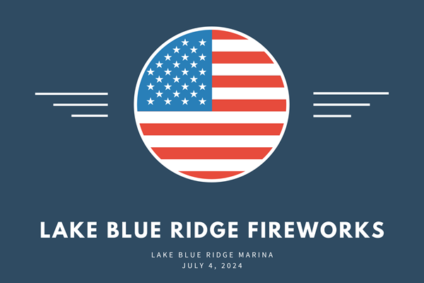 Lake Blue Ridge Fireworks Photo