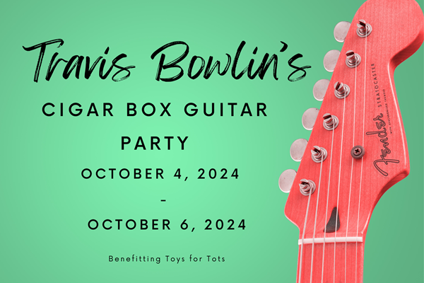 Travis Bowlin's Cigar Box Guitar Party Photo