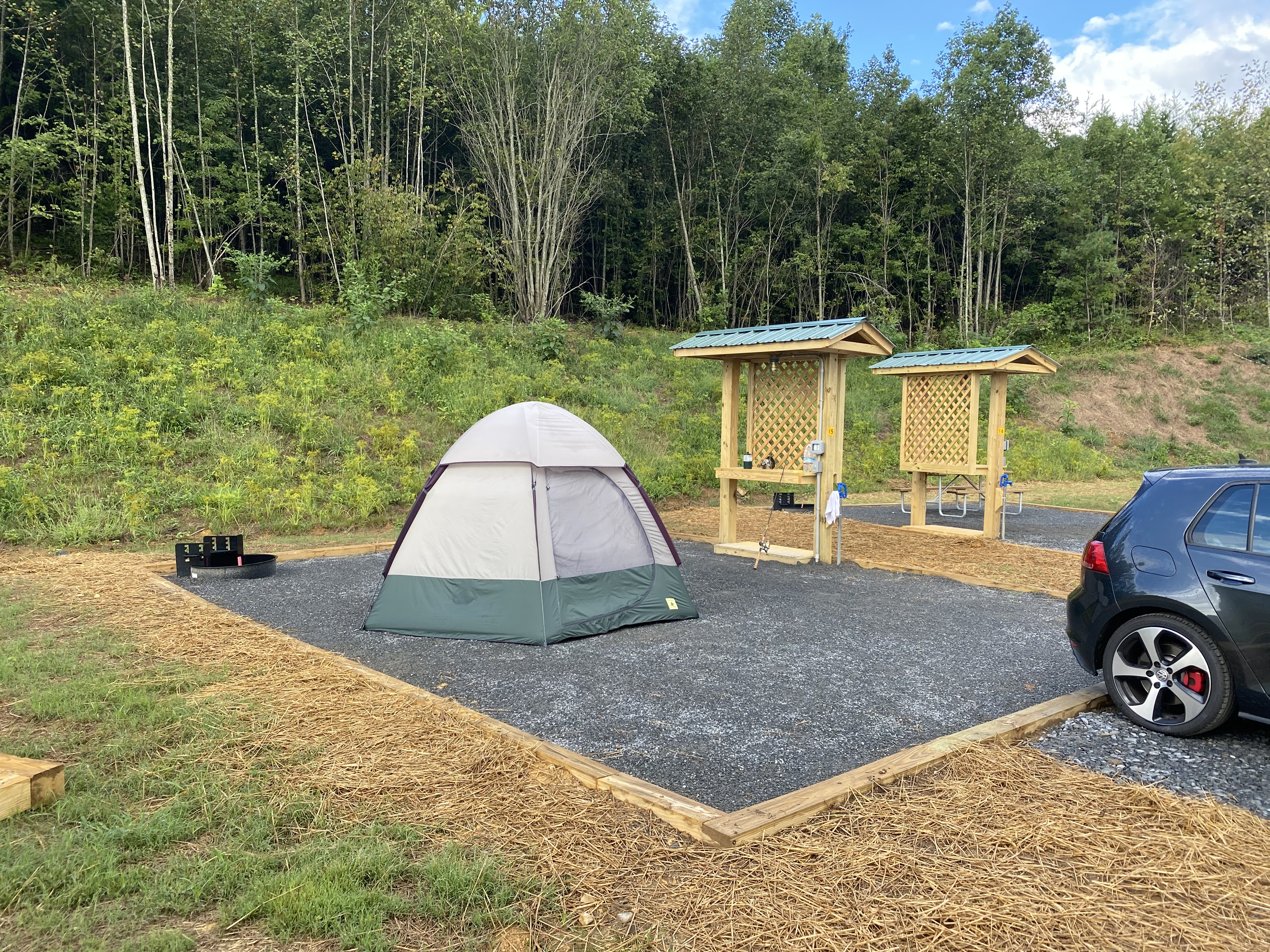 Blue Ridge, Tent Camping Sites Blue Ridge / Toccoa River KOA