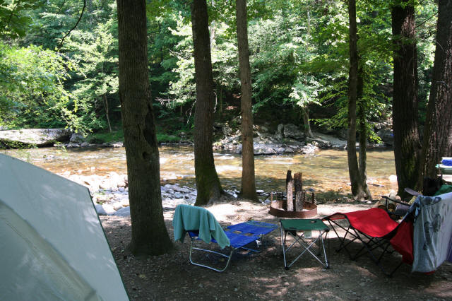 Tent Camping Townsend Tn Little River Campground Drone Tour Youtube