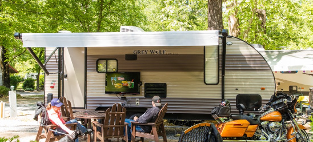 Back In, 50/30 Amps, Full Hookup Deluxe Patio Site-7