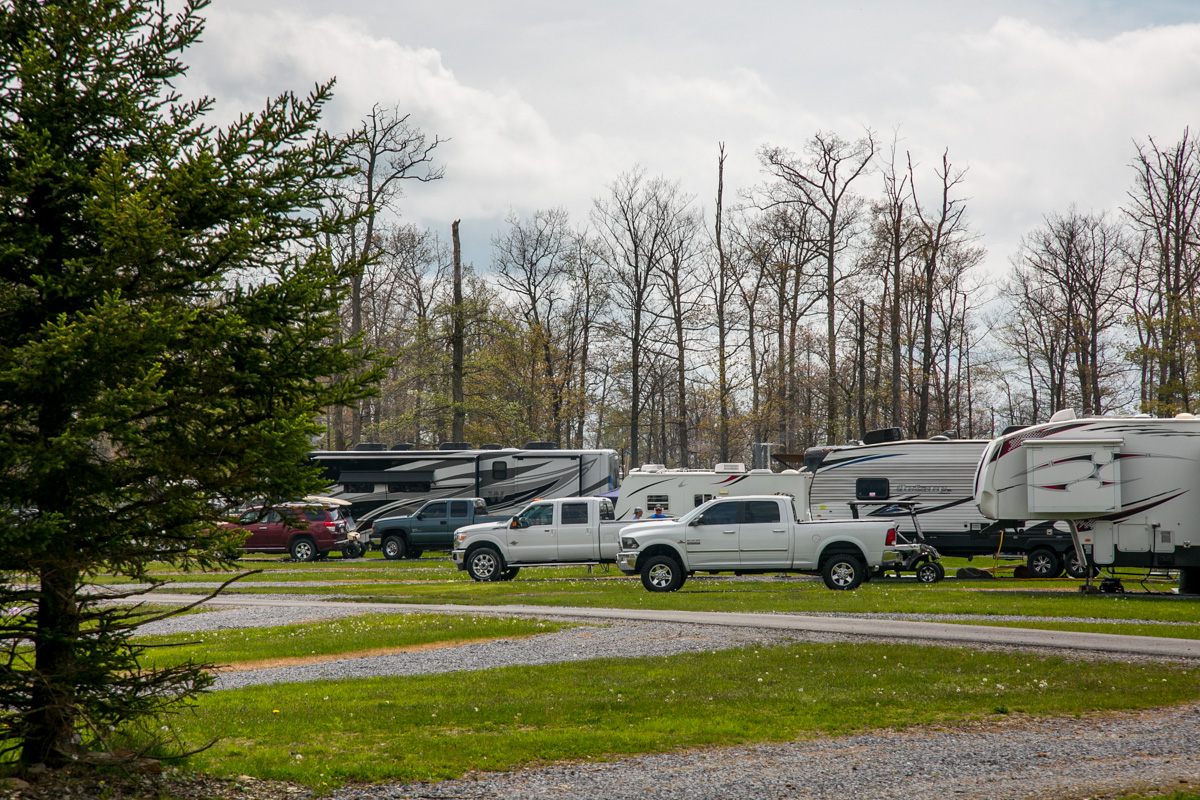 DuBois, Pennsylvania RV Camping Sites DuBois / Treasure Lake KOA Holiday