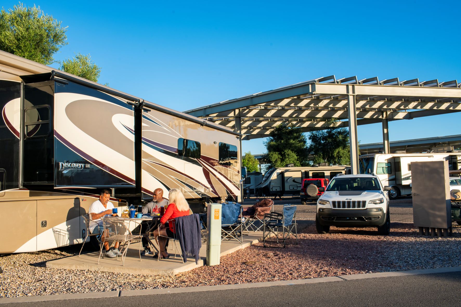 RV - standard Pull-thru site