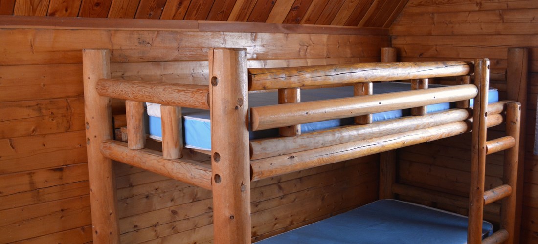 Log Cabin Bunk Beds