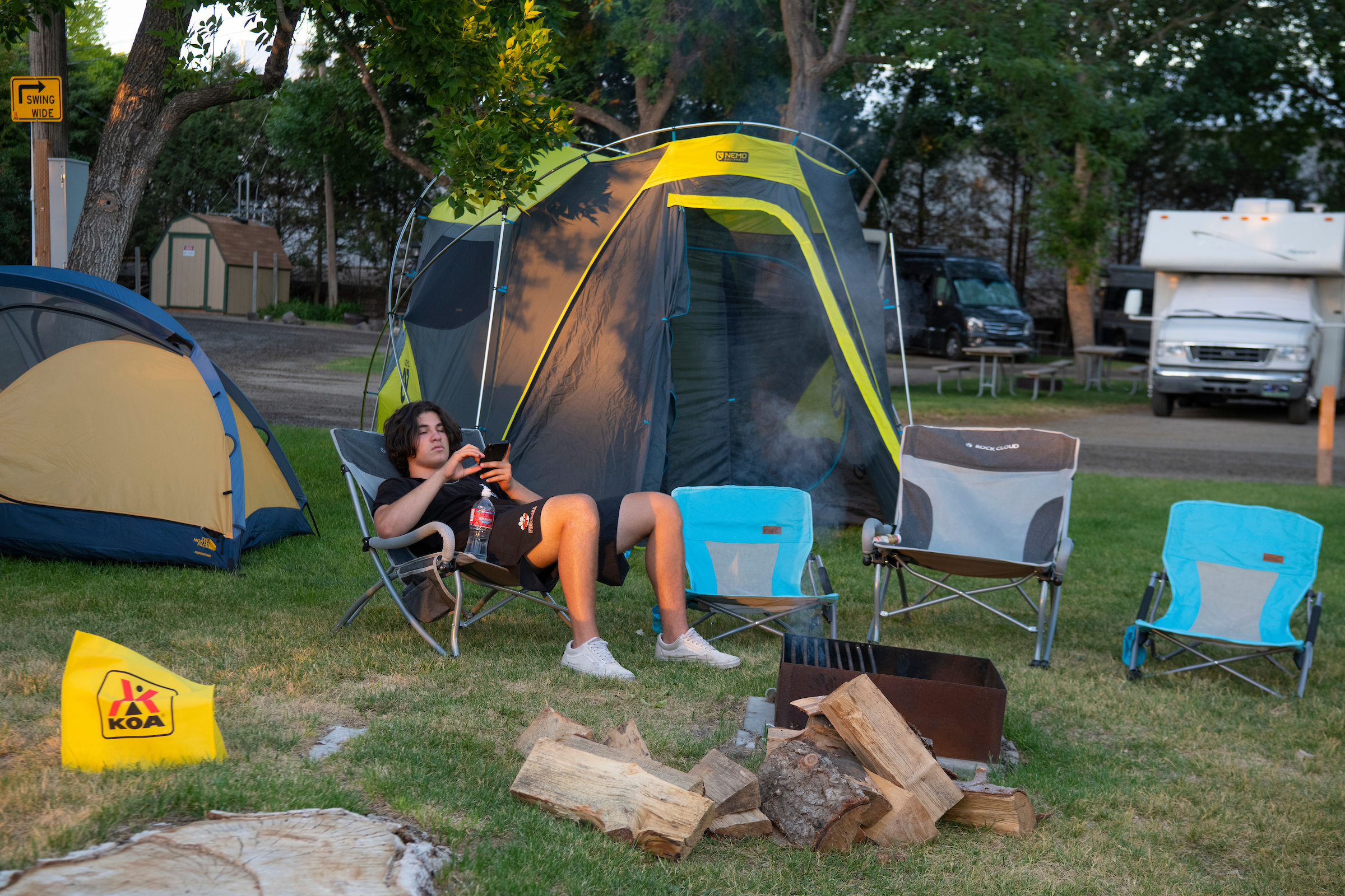 Jerome, Idaho Tent Camping Sites Twin Falls / Jerome KOA Holiday