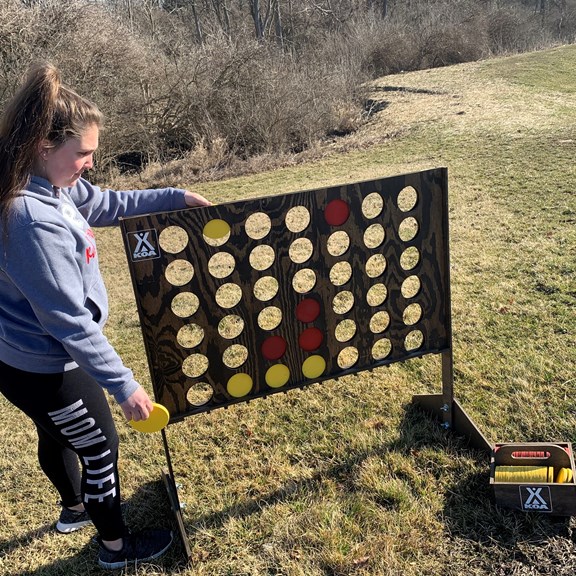 Connect Four/Corn Hole/Giant Jenga/Yardzee