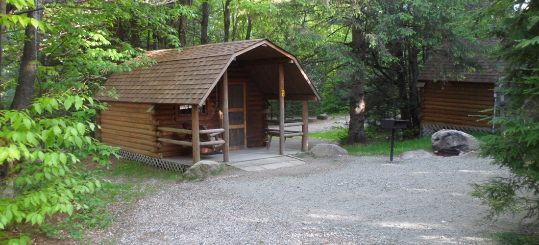 Outside Camping Cabin 8