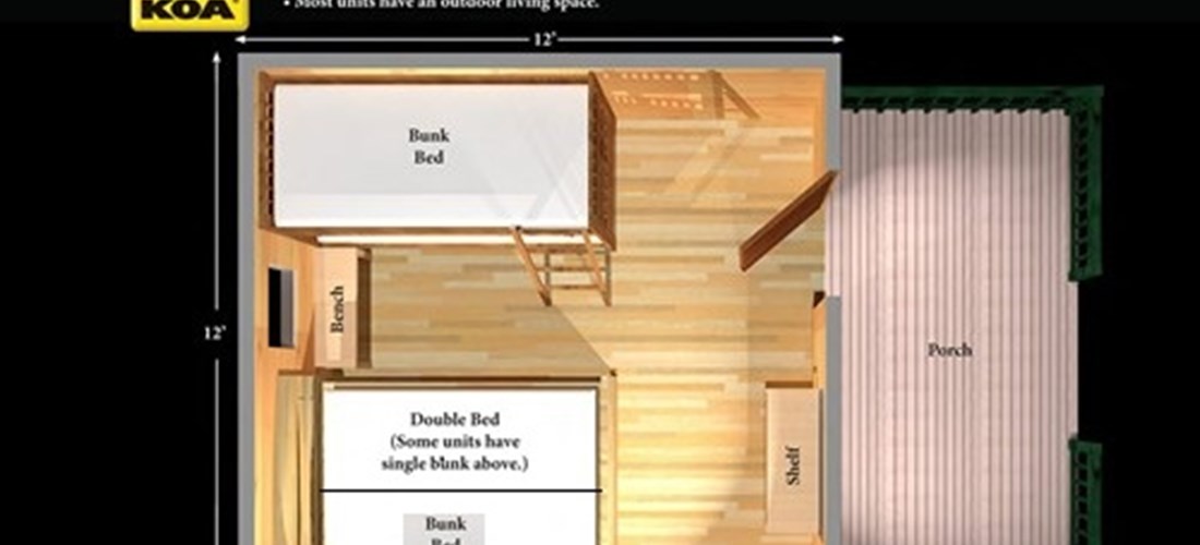 Site map Camping Cabin