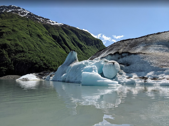 Canoe or Kayak on Valdez Glacier Lake