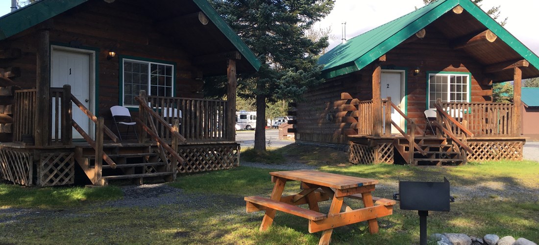 Surrounded by the Chugach Mountains - Deluxe Cabins with outdoor grill, fire pit, picnic table and views!