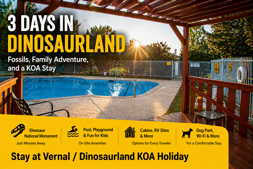 3 Days in Dinosaurland: Fossils, Family Fun & Vernal KOA