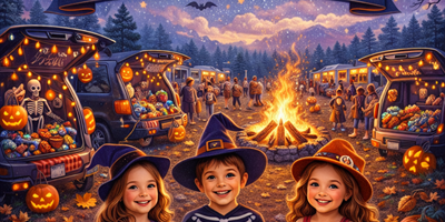 Halloween Annual Trunk-or-Treat and Bonfire!