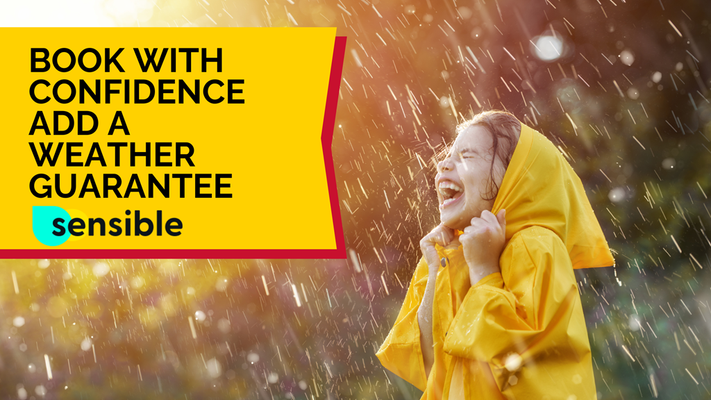 Get reimbursed if it rains during your stay