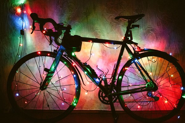 Holiday Lights Bike Night Photo