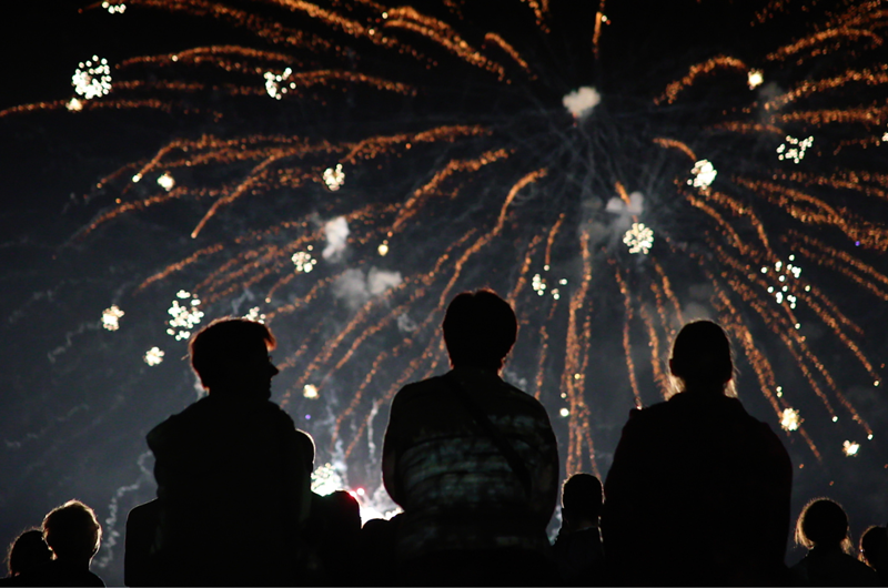 Weekly Fireworks at Virginia Beach Photo