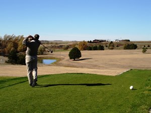 Golfing