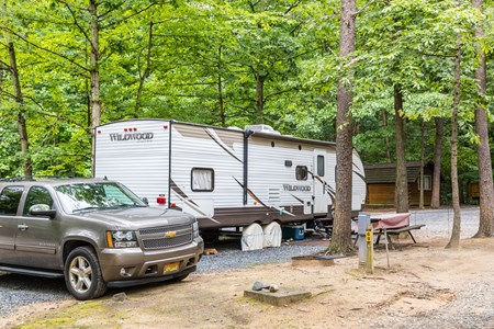 RV site and Camping Cabin