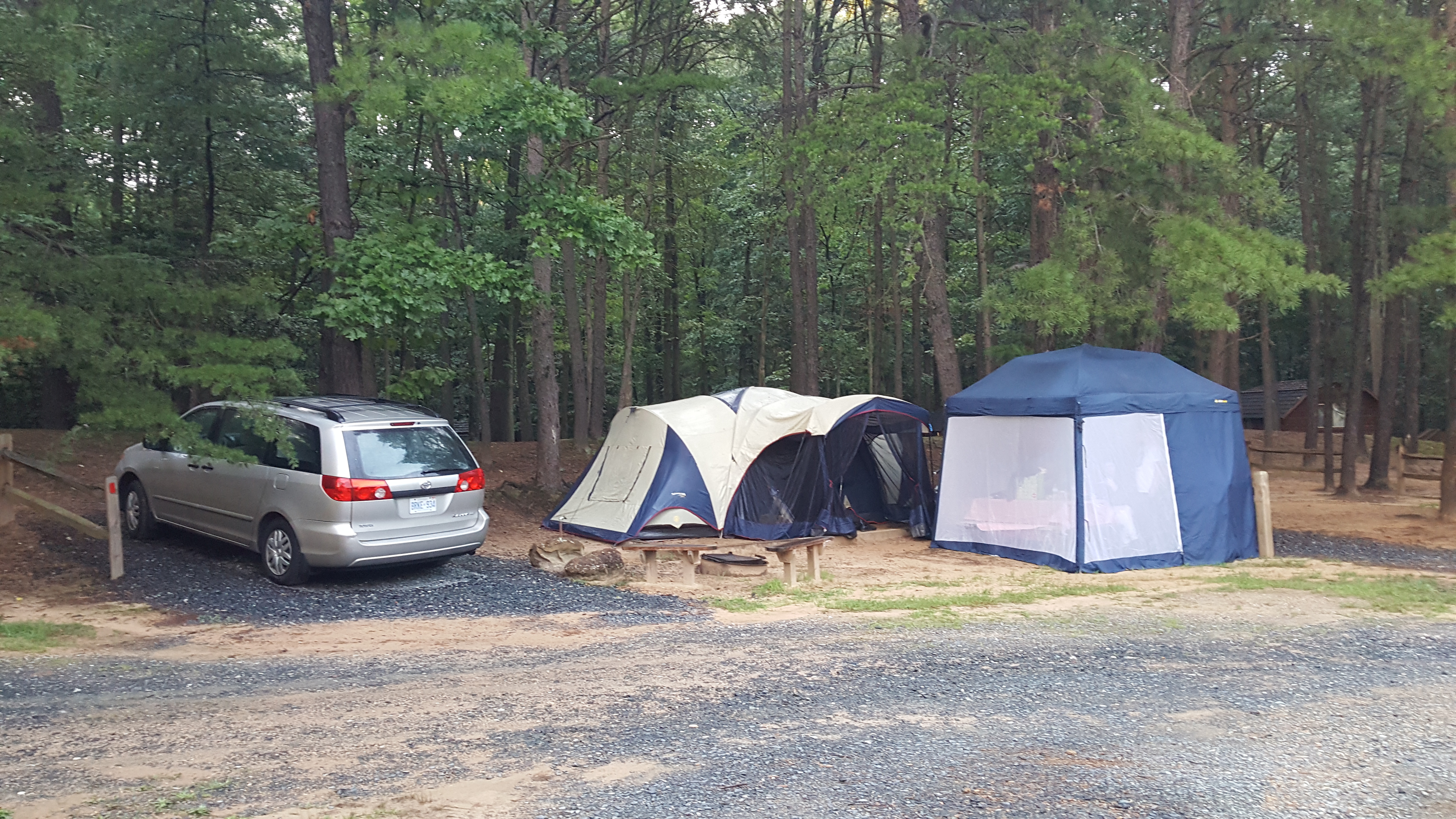 Deluxe tent site