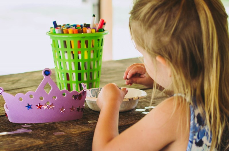 Campground Kids Craft Photo