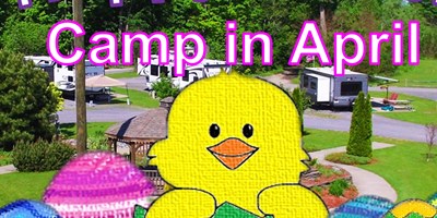 Camp At The Watkins Glen KOA In April, Yes Even For Easter!