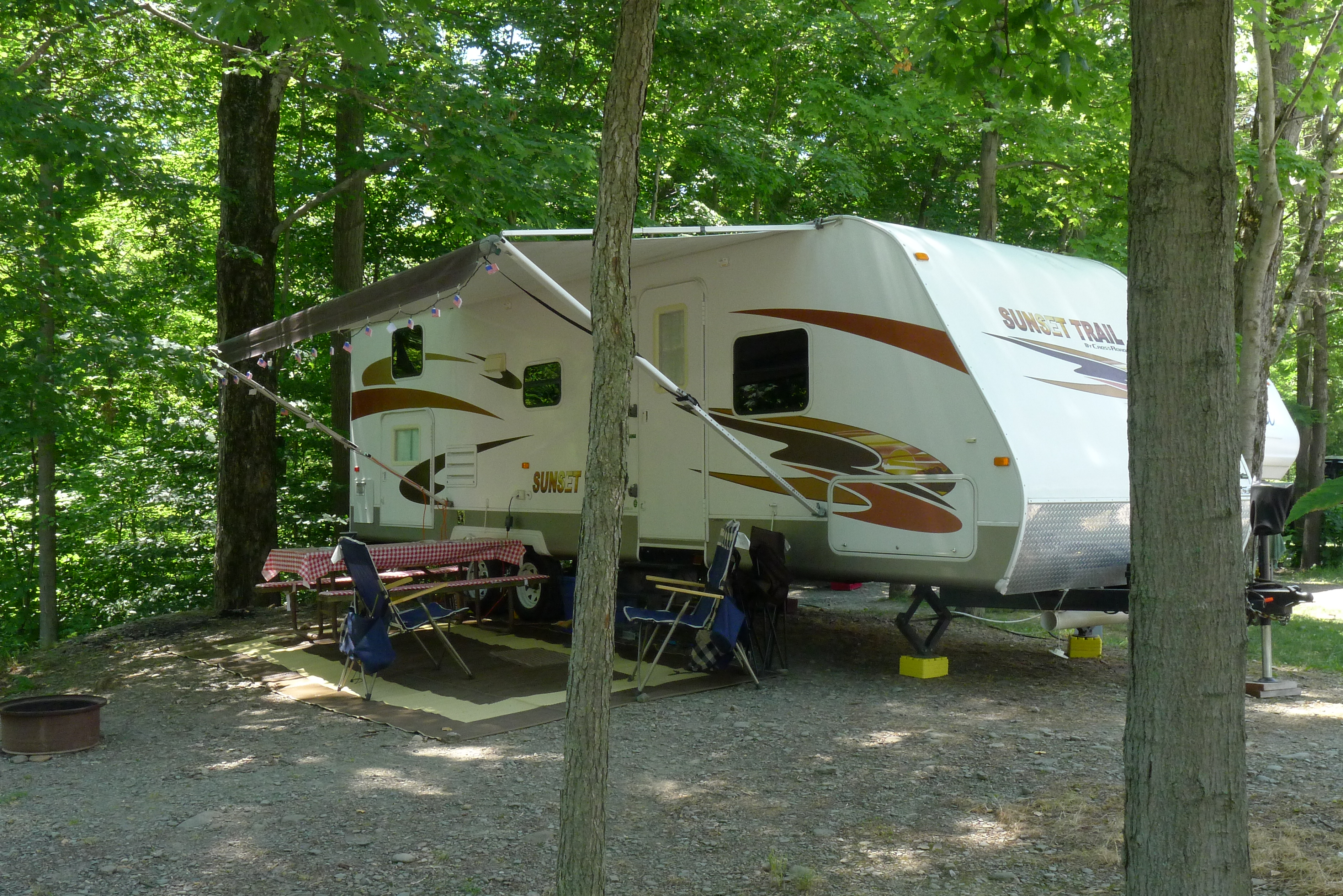 RV site with water/electric