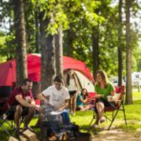 Weidman, Michigan Tent Camping Sites Weidman KOA Holiday