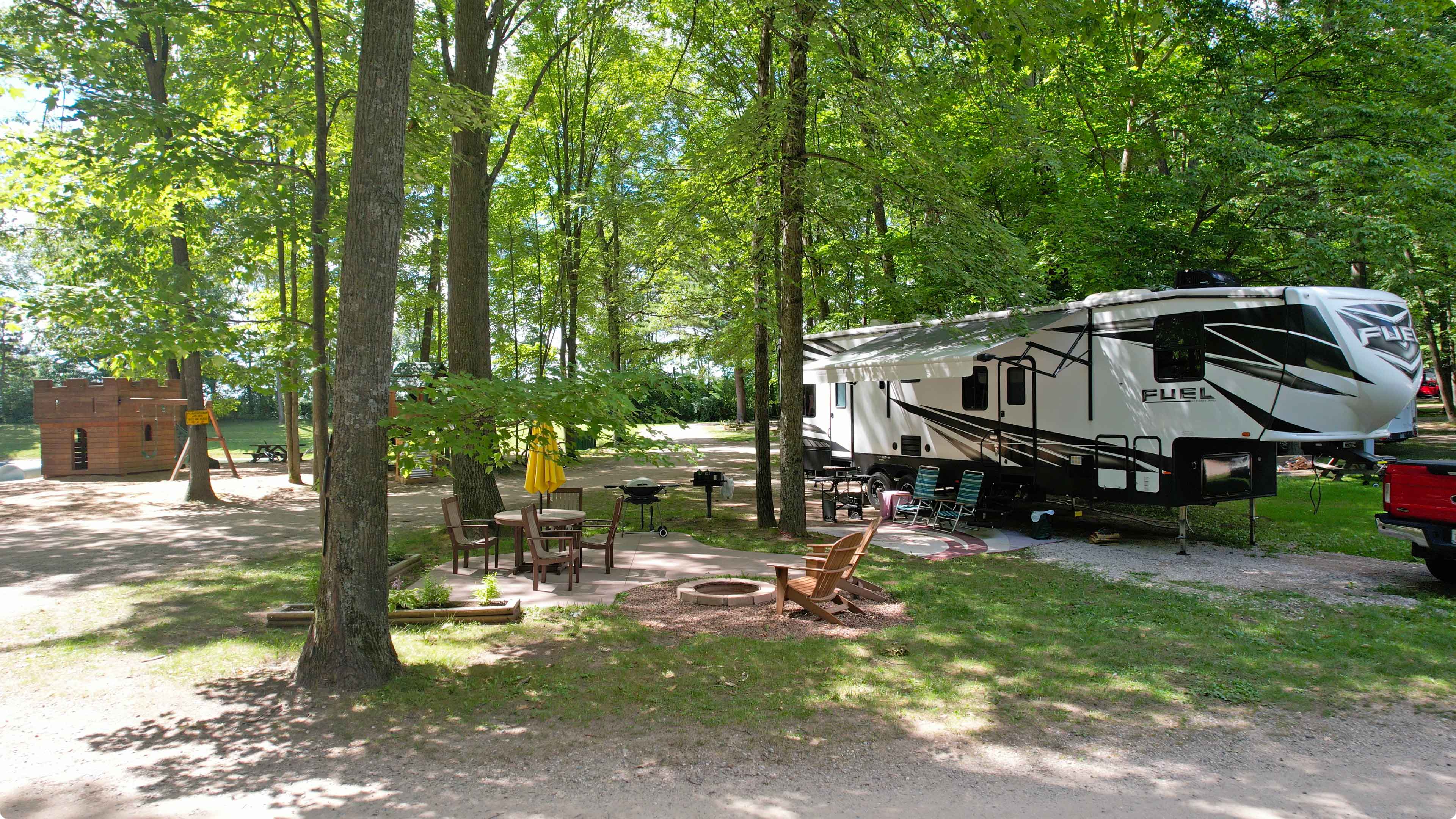Weidman, Michigan RV Camping Sites Weidman KOA Holiday