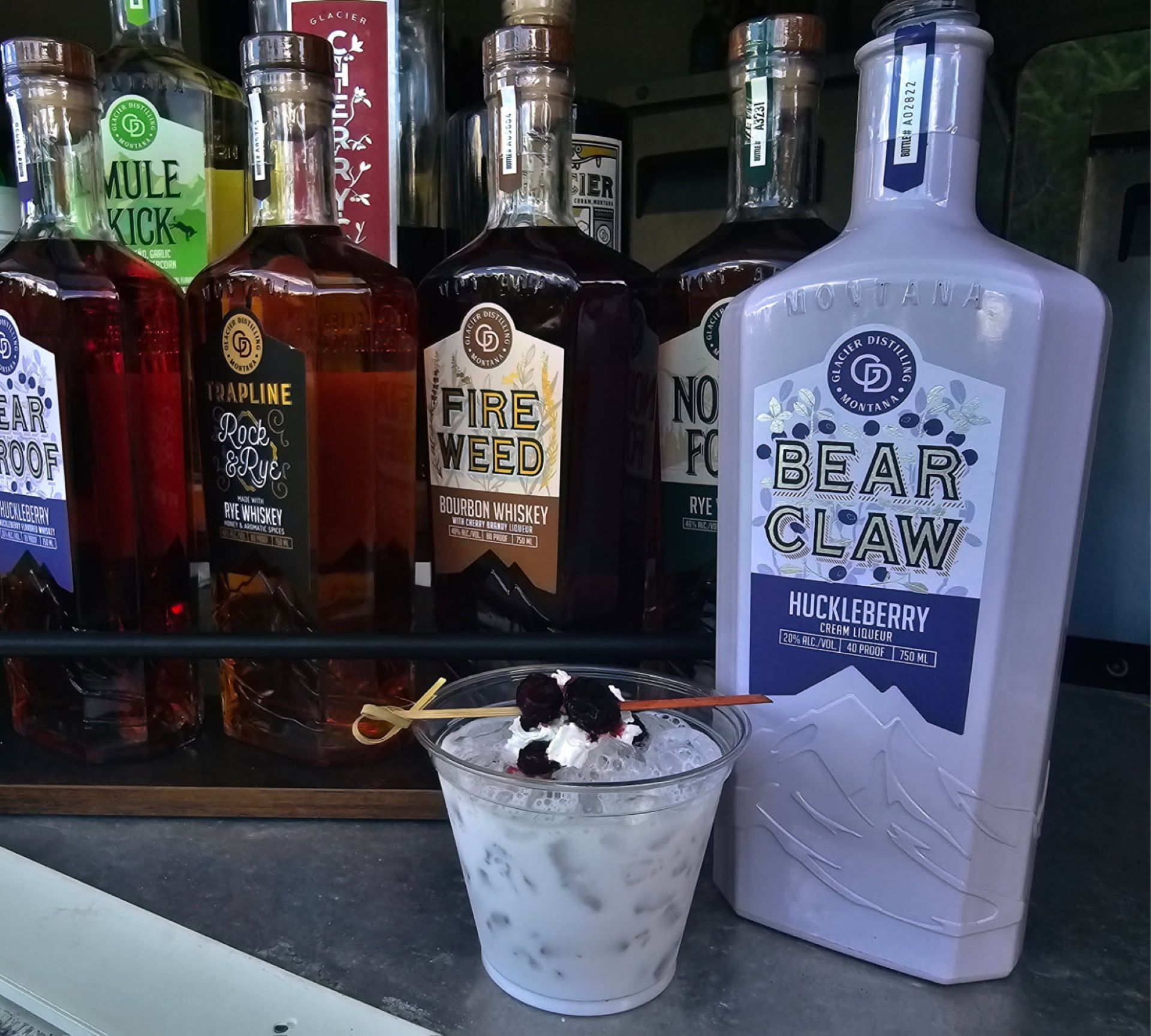Glacier Distilling Whiskey Tasting Photo